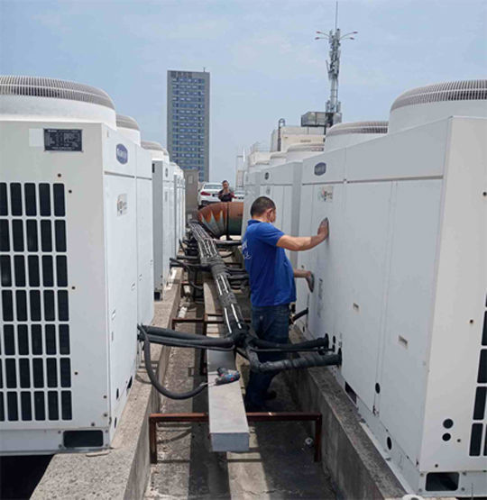 石首中央空调制热和不制冷系统维修方法